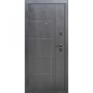 Дверь мет. Олимп светло-серый (860), правая